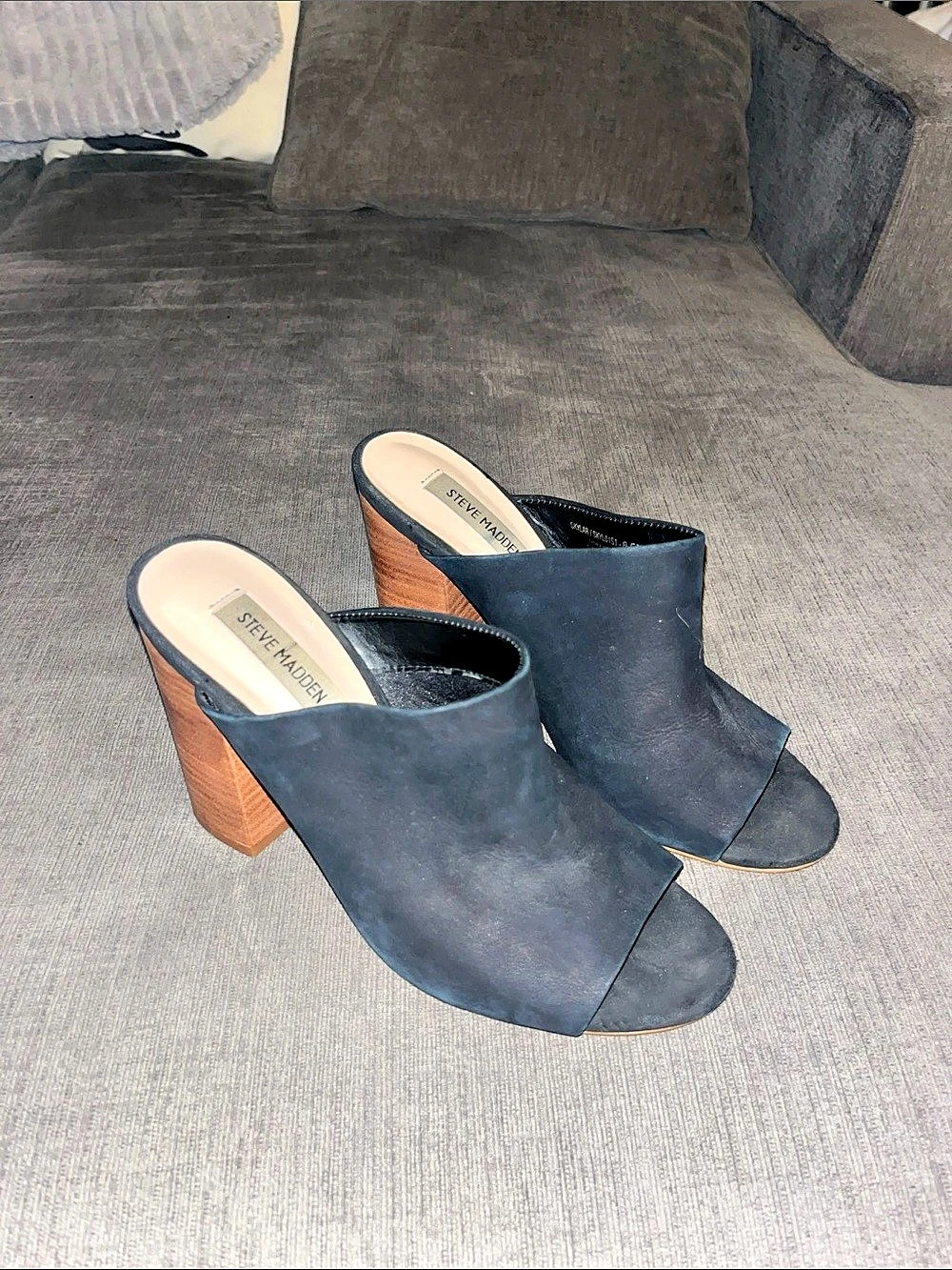 Steve Madden Skylar Blue Mules US 8.5 M